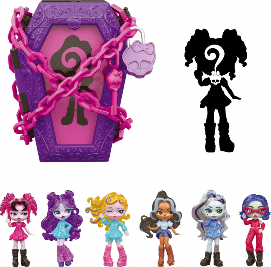 Monster High Little Frights Coffin Charms Pop Dolls